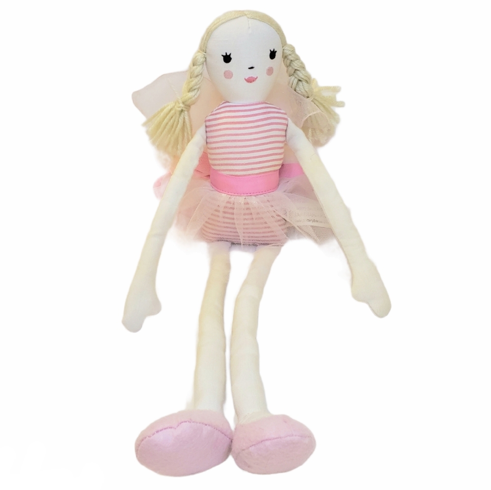 Pottery Barn Kids Mini Designer Doll Rose Pink 17.5" H